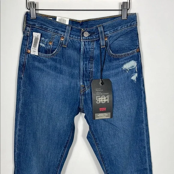 Levi's 501’s Blue Jeans - Picture 2 of 9